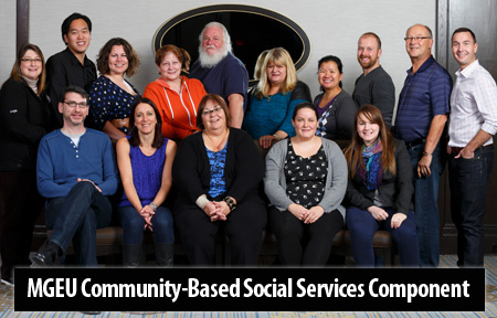 community-based social services component