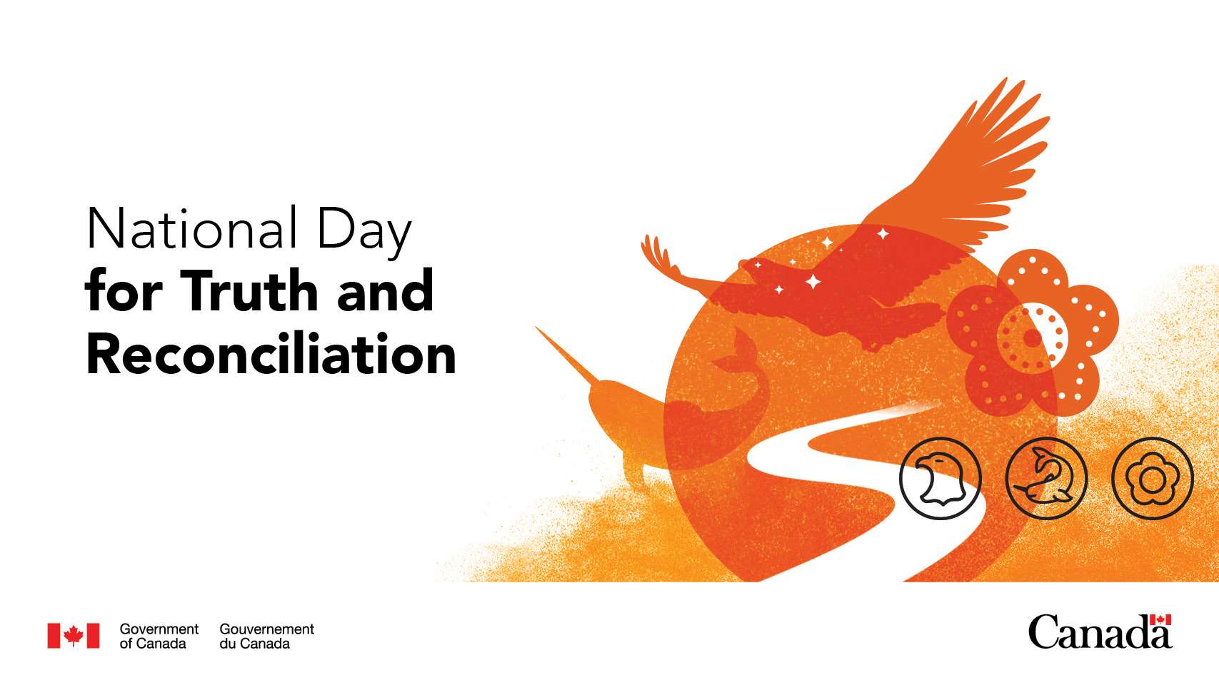 National Day for Truth and Reconciliation banner image from Government of Canada
