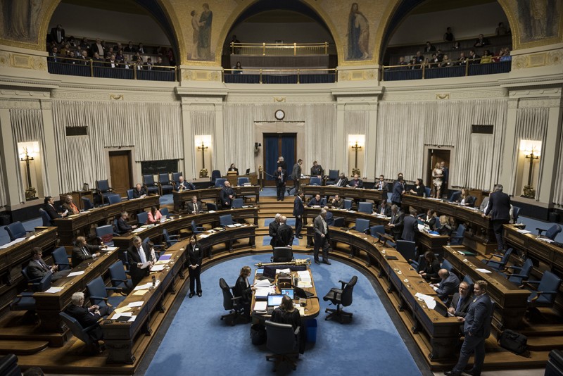 Interior of Manitoba Legislative building