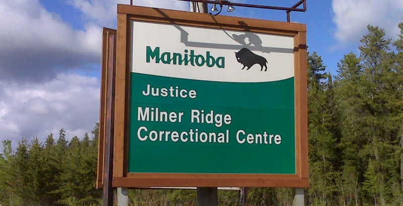 Sign at Milner Ridge Correctional Centre