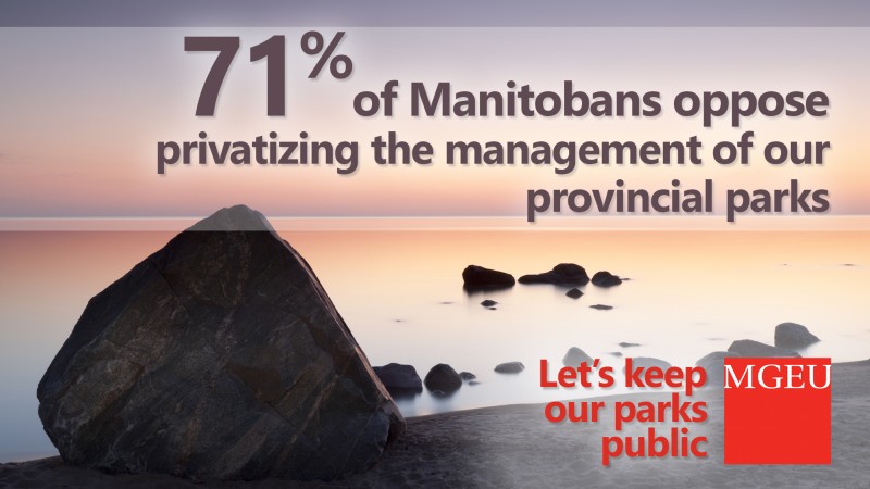 71% of Manitobans oppose parks privatization