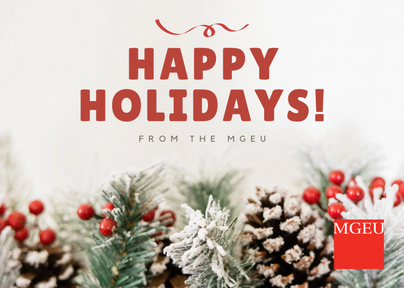 Happy Holidays from the MGEU