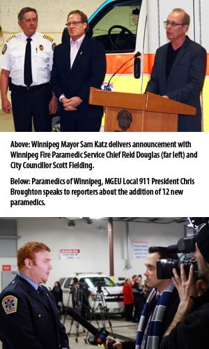 paramedics of winnipeg local 911