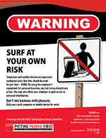 Don't Surf at Work poster