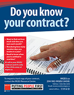 Do you know your contract? poster