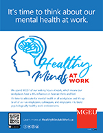 Healthy Minds at Work poster