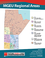 MGEU Regional Area Map poster